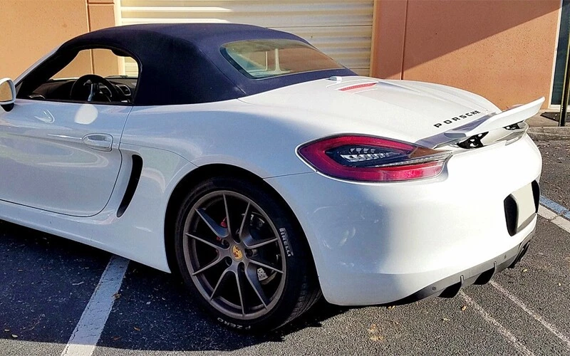 Fit For Porsche 2013-2016 Boxster S GTS 981 SP Style Rear Wing Trunk Spoiler — 第 2/4 张图片