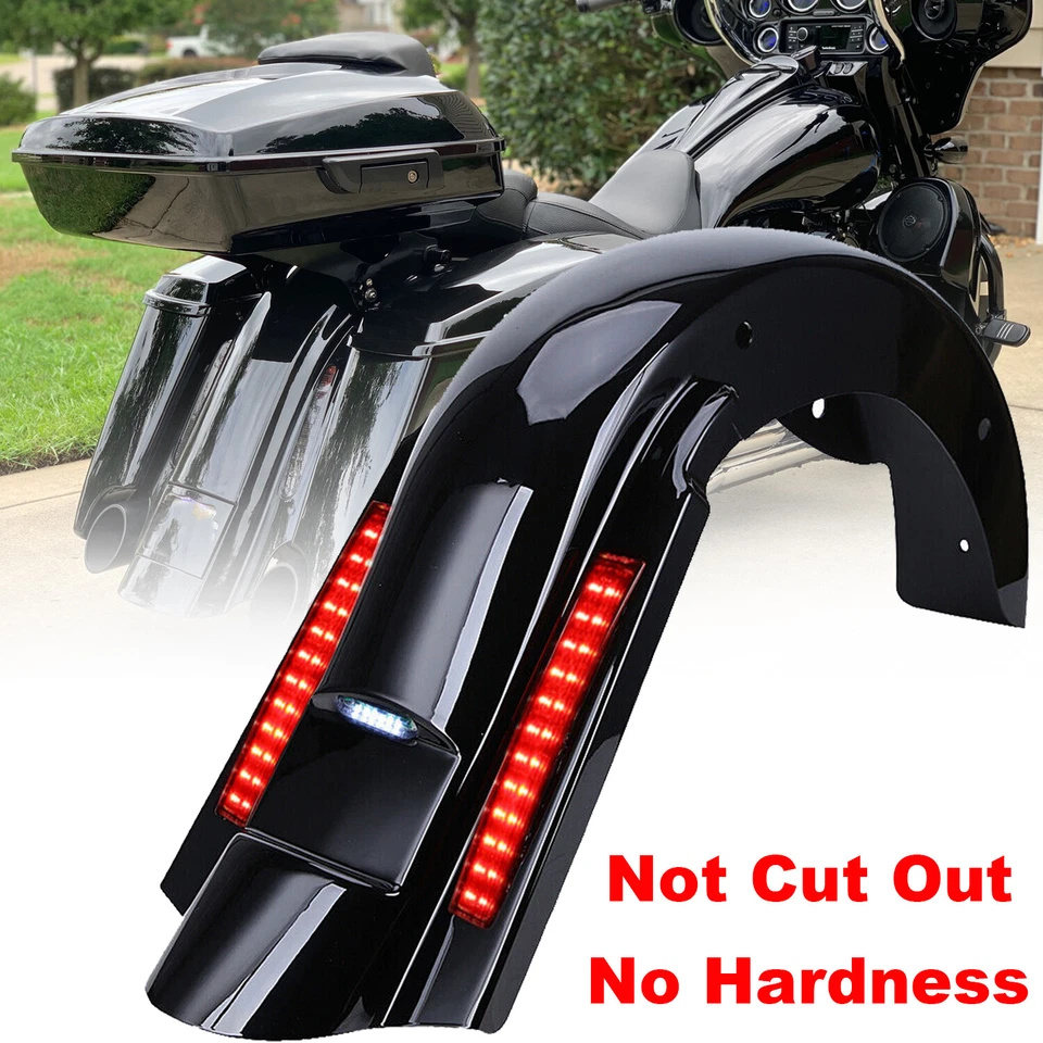 1993-2008 4" Stretched Extended Rear Fender For Harley Electra Glide Road King - Image 2 of 4