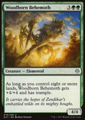 MTG Magic the Gathering Woodborn Behemoth (79/111) Archenemy Nicol Bolas NM