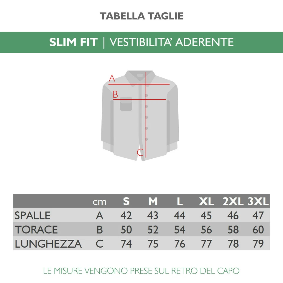 Camicia Uomo Di Lino Casual SlimFit Manica Lunga Collo Coreana Celeste Blu Veque - Immagine 2 di 4