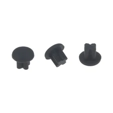 20pcs Rubber Dust Plugs 3.5mm Anti-Dust Dirt Water Headphone Jack Dust Cap Black