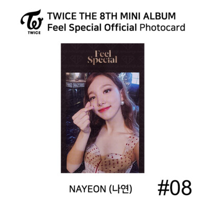 TWICE 8th Mini Album Feel Special Official Photocard NAYEON | eBay