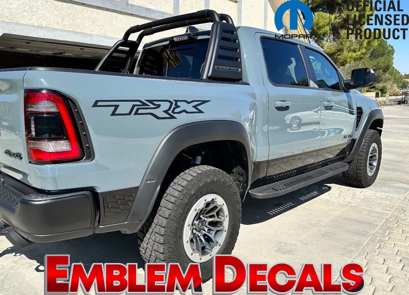 Ram 1500 TRX Solid Bed Decals Decal 2021 2022 2023 eBay