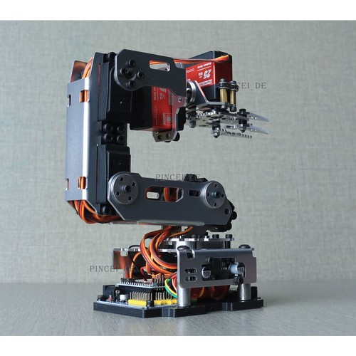6 DOF Metall mechanischer Arm Aluminiumlegierung Halterung Roboterarm zum Selbermachen Kit - Bild 6 von 8
