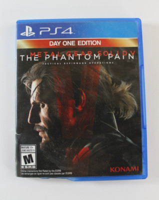 Metal Gear Solid 5 V: The Phantom Pain Day One PS4 CIB Complete w/Map EUC