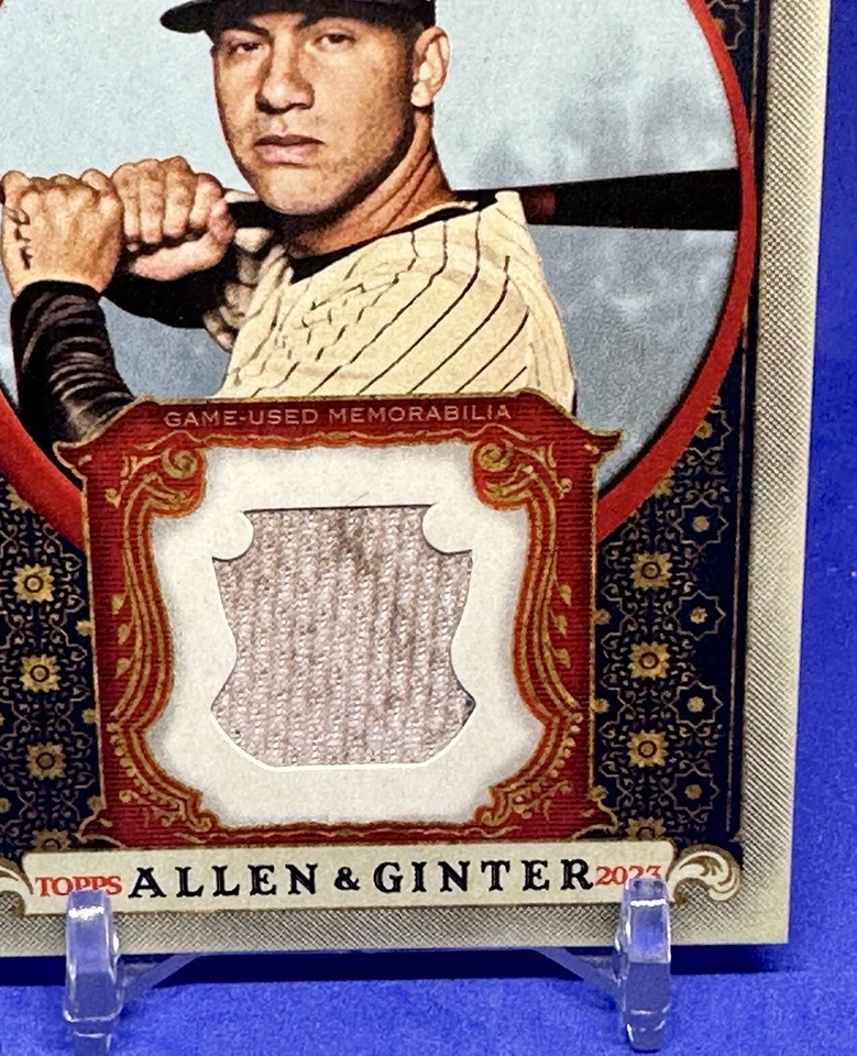 2023 Topps Allen & Ginter Relic Card #AGRB-GT Gleyber Torres NY Yankees - Image 2 of 3