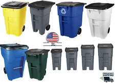 Rubbermaid Commercial Products BRUTE Rollout Heavy-Duty Wheeled... 