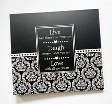 Damask Scrapbook Album, Wedding Scrapbook Album, 12 by 12 Blank Scrapbook