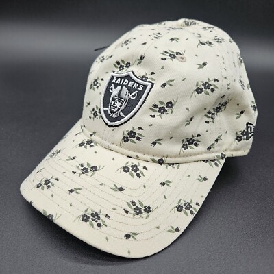 Las Vegas Raiders Womens New Era 9TWENTY Cream Blossom  display picture 1