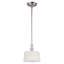 Maxim Lighting Rondo 1 Light Mini Pendant, Oil Rubbed Bronze/White - 92750WTOI