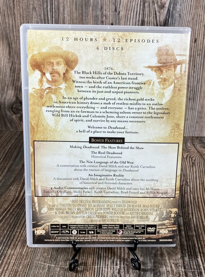 Deadwood: The Complete Series (DVD 19-Disc Set WS) HBO Western Timothy Olyphant - Image 3 of 4