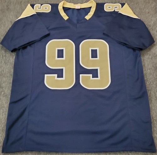 LOS ANGELES RAMS AARON DONALD AUTOGRAPHED SIGNED JERSEY JSA COA - Picture 3 of 3
