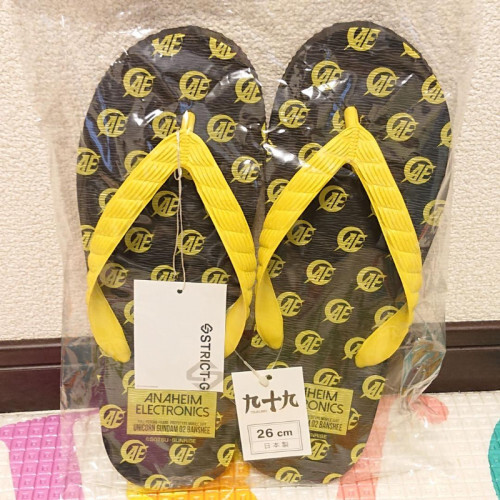 STRICT-G × Ninety-nine GUNDAM Anaheim Electronics Flip Flop Size26cm LTD From JP - Picture 12 of 12