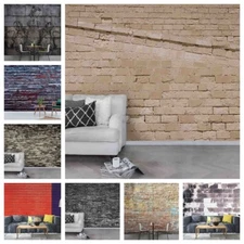 3D Brick Arrangements Self-adhesive Wallpaper Removable Wallpaper Wall Mural