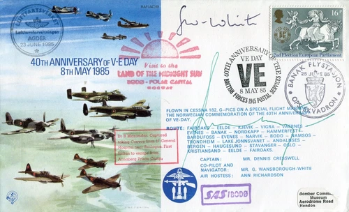 Rare WW2 Colditz home run escaper Dr Birendra Nath Mazumdar signed cover