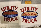 Tonka Utility Truck Replacement Decal Set