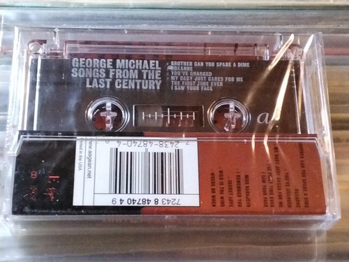 RARE GEORGE MICHAEL SONGS FROM THE LAST CENTURY CASSETTE USA EDITION SEALED - Picture 2 of 4