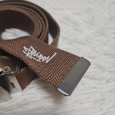 Old Stussy 90s Gacha Belt Brown 148cm Vintage Used Good Old Stussy 90s Gacha Belt Brown 148cm Vintage Used Good