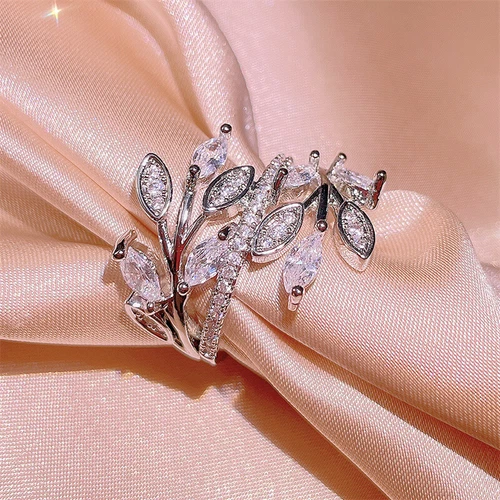 Gorgeous Women 925 Silver Cubic Zirconia Rings Wedding Jewelry Size 6-10 - Picture 18 of 23