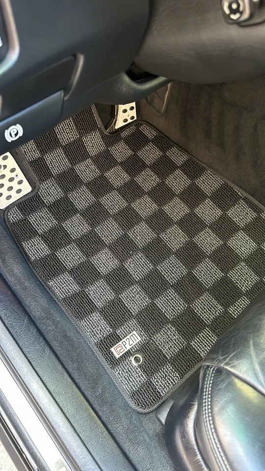 Alfombrillas alfombrillas delanteras traseras P2M para Lexus LS400 1995-2000 UFC20 Race a cuadros Foto 2 de 4