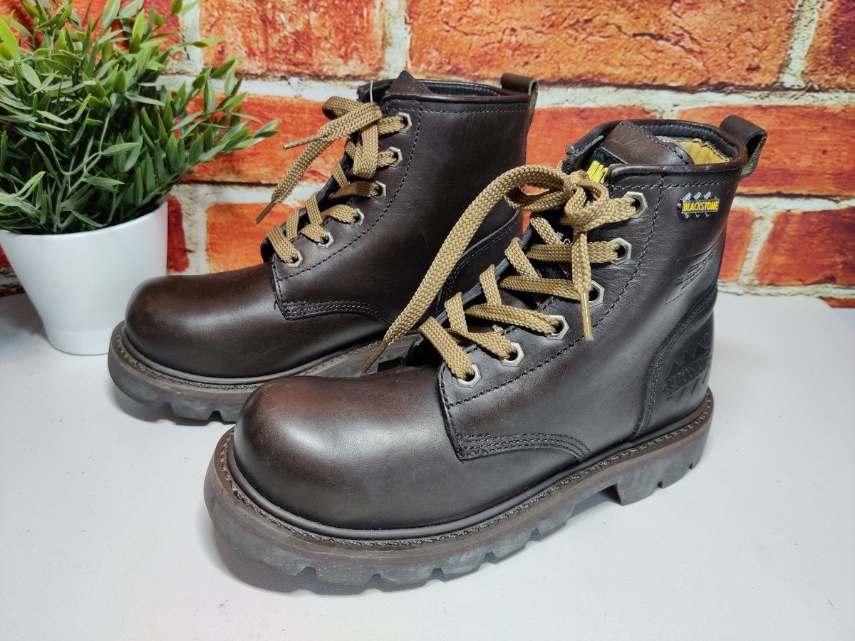 WOMENS BLACKSTONE SURVIVAL BOOTS UK EU 38 BROWN LEATHER SLIP