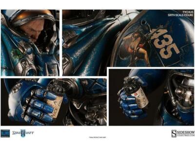 Rare Sideshow Starcraft 2 1/6 Scale Tychus Figure Brand New