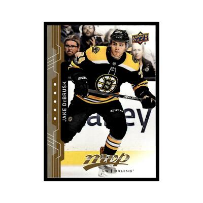 Jake DeBrusk 2018 Upper Deck MVP #174 Boston Bruins Hockey Card NM