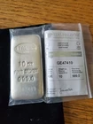 10oz Silver Bar 999 Italpreziosi Serial #GE47419