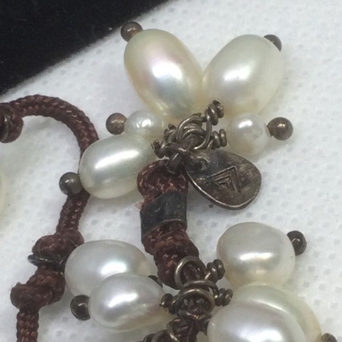 Silpada Rebel Pearl Rope Lariat-Style  Necklace Sterling - Picture 9 of 10