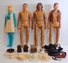 Marx Cowboys & Indians Vintage 12" Figures w/ Accessories - Lot of 4 051826WT