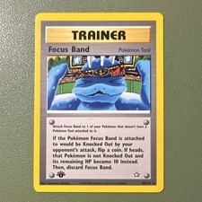 Pokemon Focus Band Neo Genesis 86/111 1st Edition Rare Trainer 2000 English on eBay