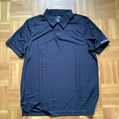 OAKLEY Golf Polo Herren Schwarz Gr. L / EU 50  neu
