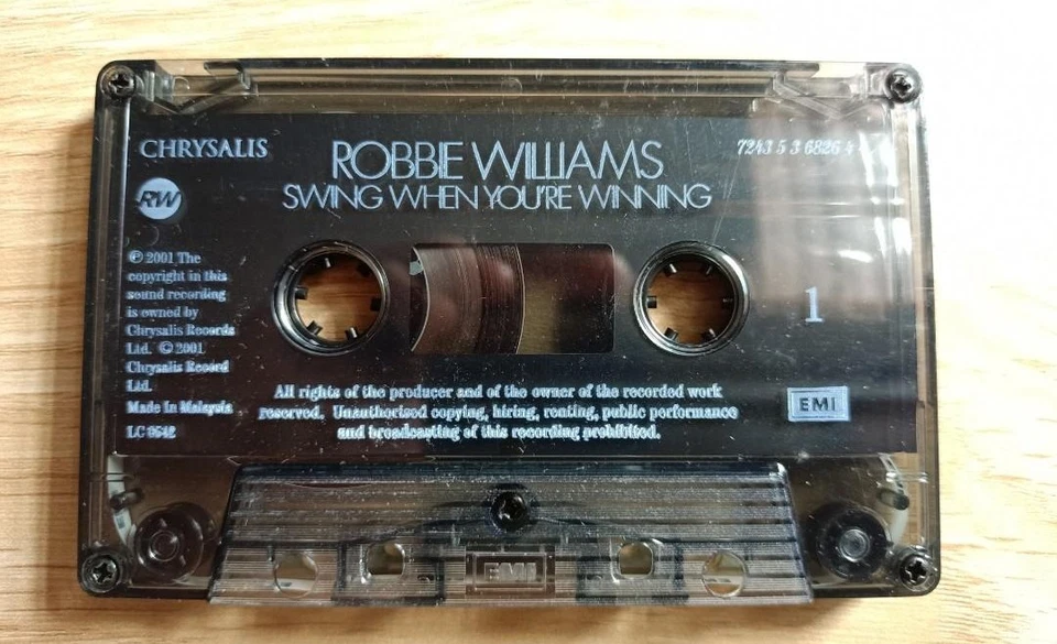 Robbie Williams : Swing When You're Winning ( Cassette Tape ) - Image 4 of 4