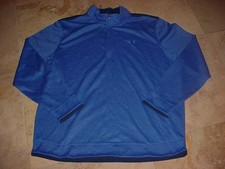NWT UA UNDER ARMOUR SWEATER FLEECE 1/2 ZIP LONG SLEEVE PULLOVER BLUE SZ 2X 2XL