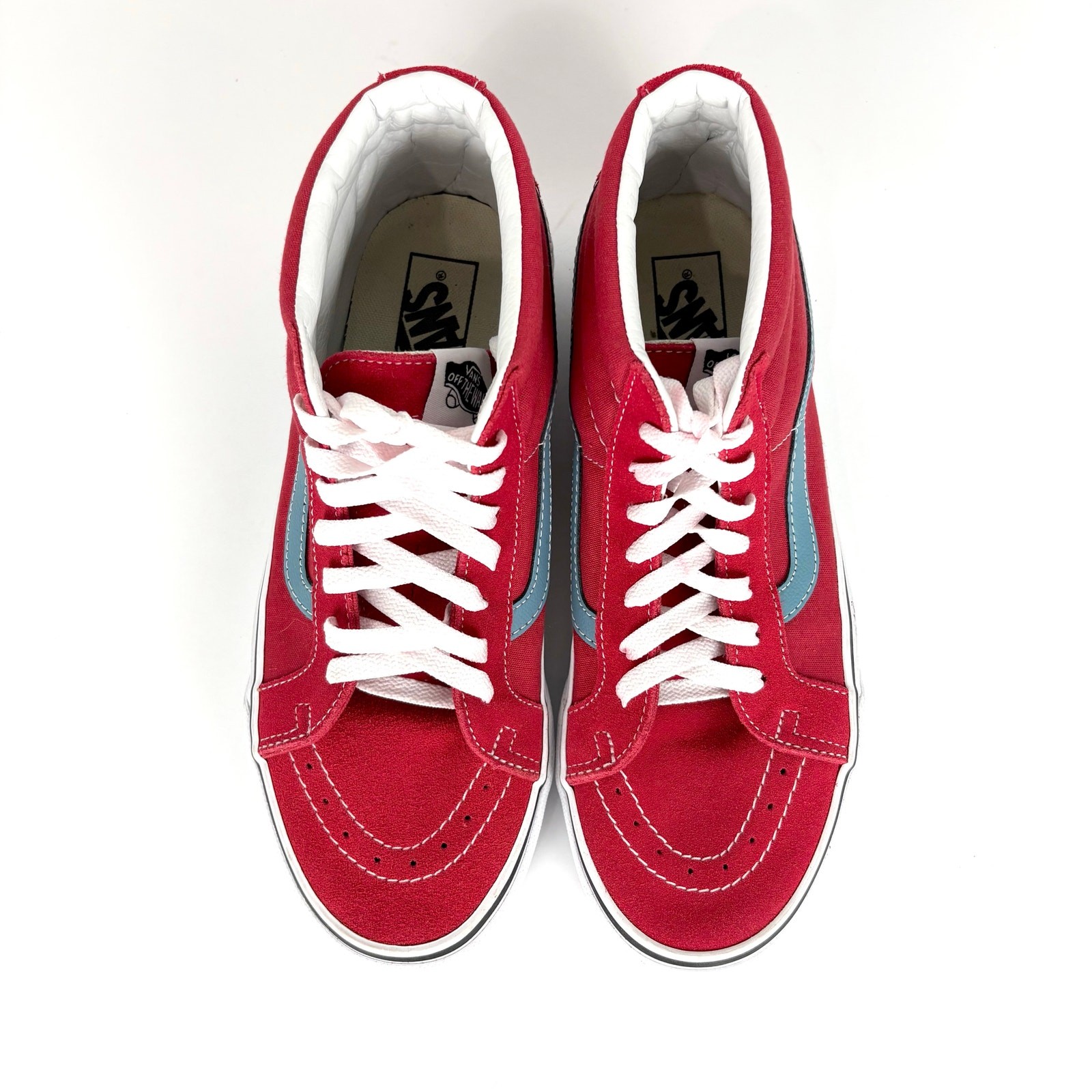 SAOLA Vans Sk8 Mid Reissue Rococco Rosso Blu Adriatico Stringate Taglia 9 Uomo VN0A3MV8Q8C