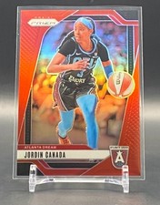 2024 Panini Prizm WNBA Jordin Canada Red Prizm #/299 Atlanta Dream #91