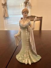 Vintage 2005 Home Interiors 14054-05 Amelia porcelain Victorian lady figurine