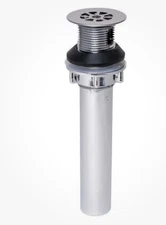 Oatey Designline Chrome-Plated Brass Grid Drain without Overflow