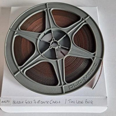 Super 8mm - Walt Disney - 2 x Herbie films on one 400ft reel - Sound - 300ft - Bild 1 von 4