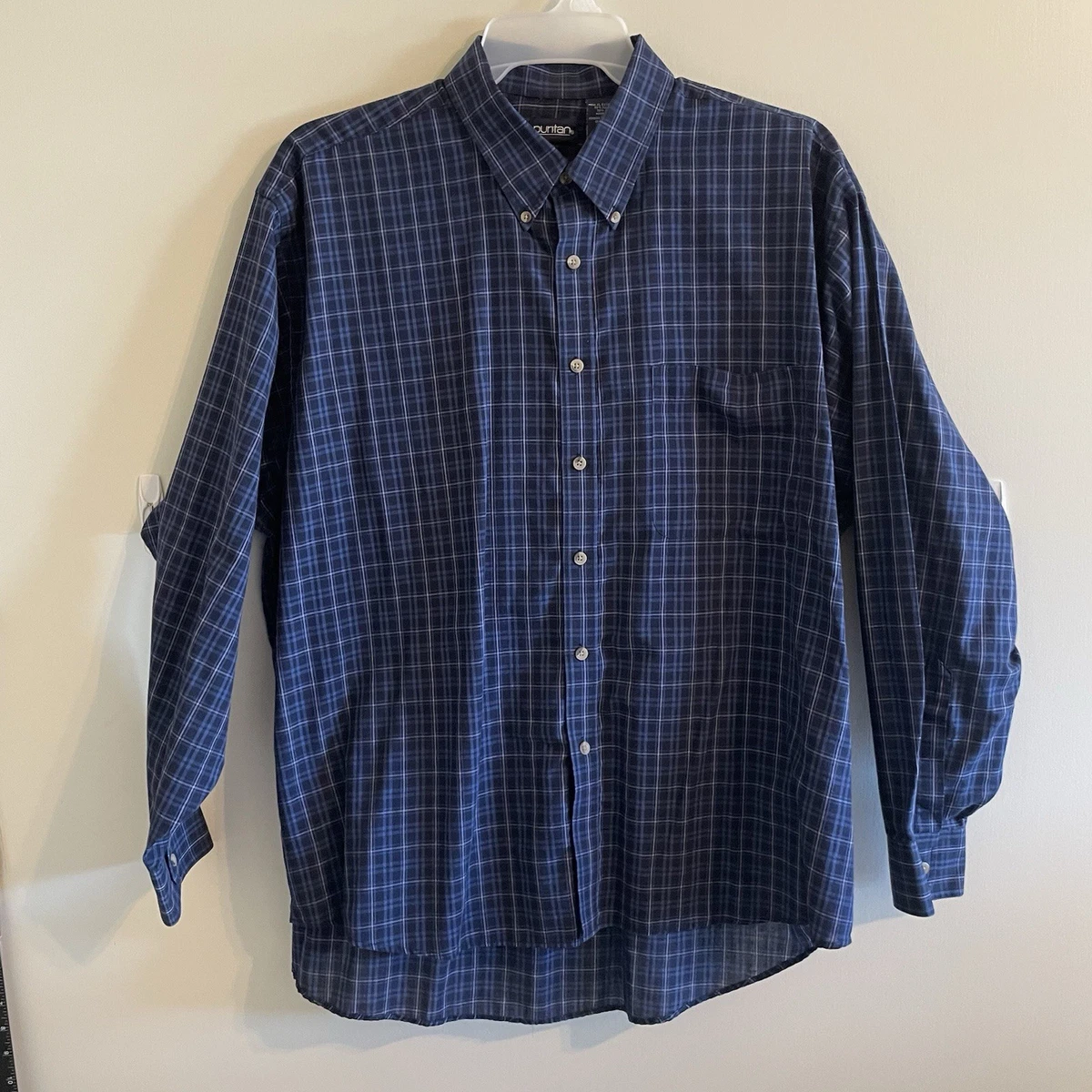 deep red dress shirt Leeward No Tuck Dress Shirt