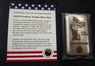 2024 President Trump Bar with COA, 5 troy oz 0.999 fine silver, First Mint