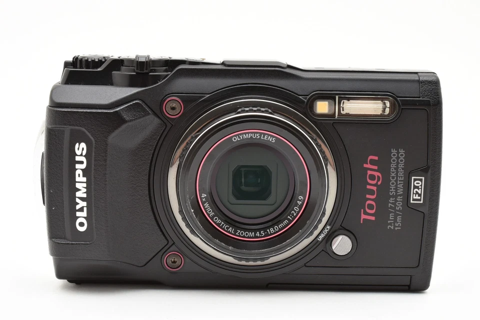 [445 disparos] Cámara digital Olympus Tough TG-5 negra 12,0 MP 15 m impermeable JAPÓN Foto 3 de 4