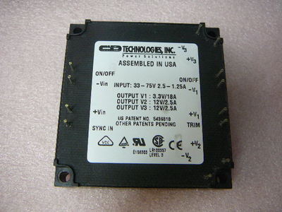 VKP60MT312 60 Watt 48V Triple Output Half Brick DC/DC Converter  **NEW**