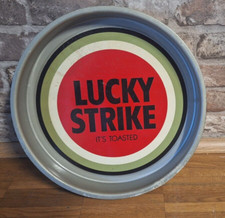 *** LUCKY Strike Zigaretten Serviertablett *** Tablett *** Aluminium ***