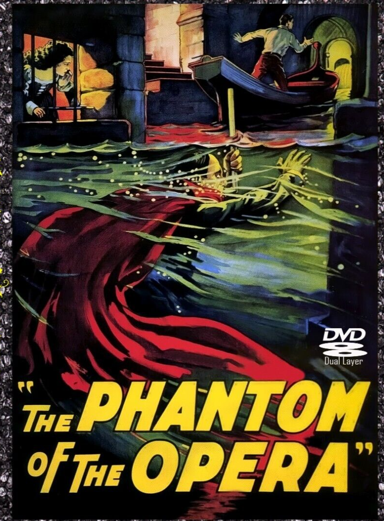 Phantom of the Opera HD-DVD 1925 Silent Classic Tinted Color Version 91 Min