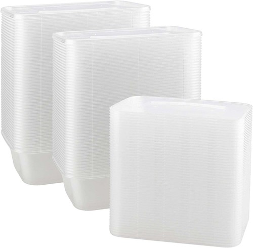 Plastic Food Containers with Airtight Lids Takeaway Microwave Freezer Storage - Picture 11 of 24