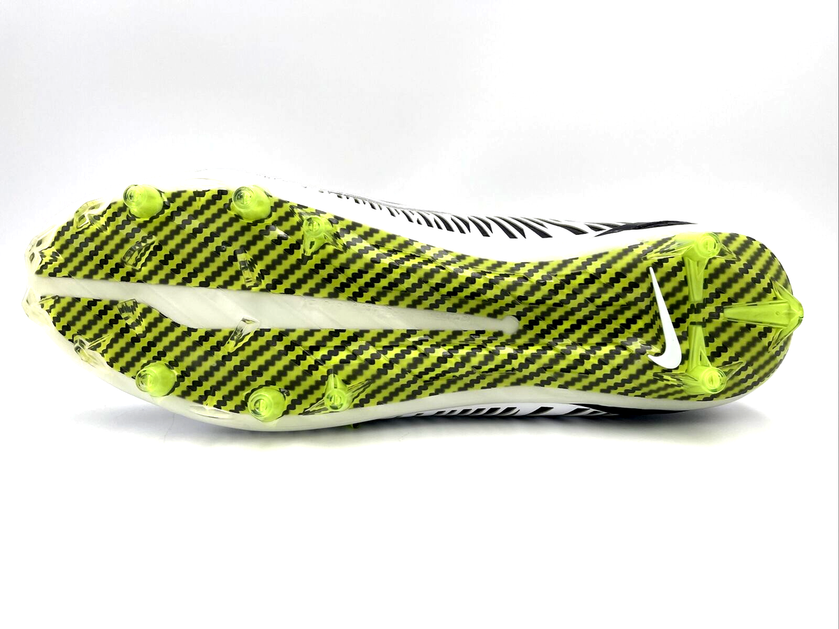 Nike Vapor Carbon 2.0 2014 Elite Football Cleats White Volt 631425-100 Mens 16 Nike Vapor Carbon Elite 2.0 2014 Football Cleats Mens Sz 16  main image 3