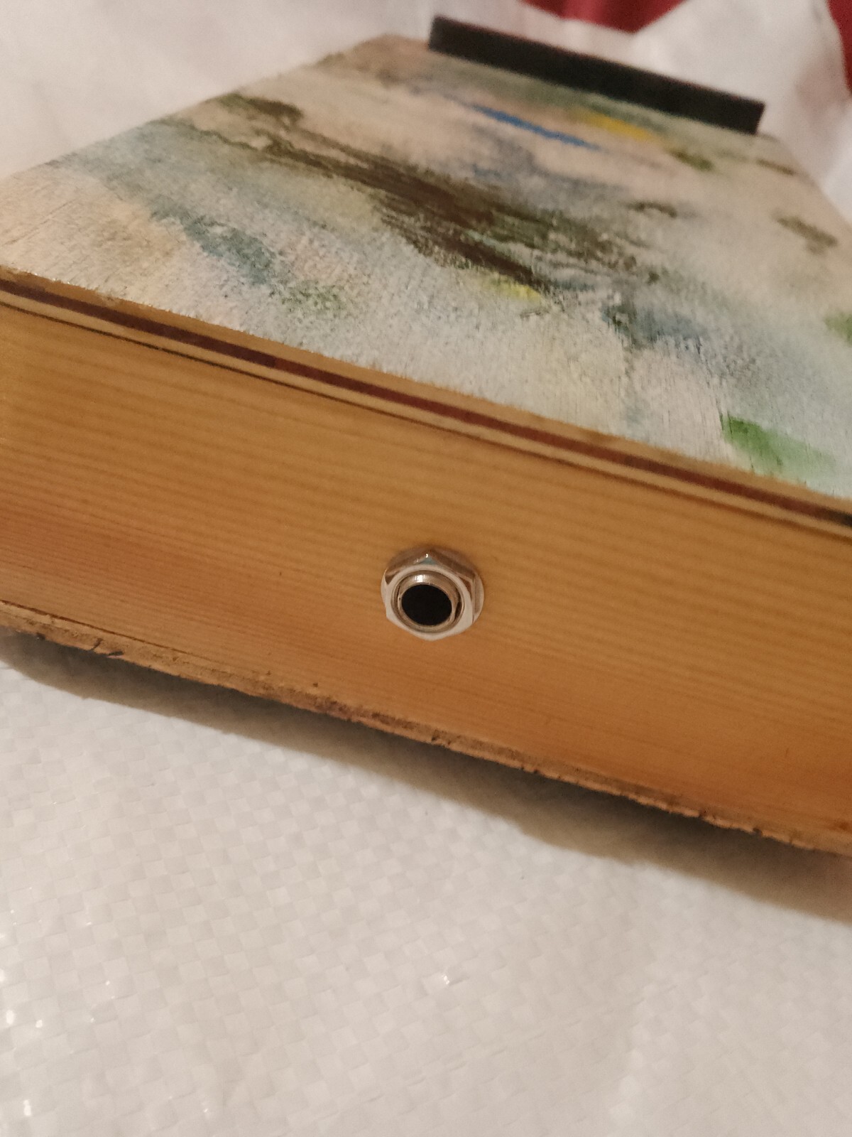 STOMP BOXFOOTDRUMCIGARBOXGUITARCAJONFOOT BASS DRUM PIEZO PICKUP