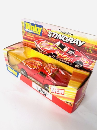 Dinky 206 Red Customised Stingray Diecast Model Toy Car In Original Box - Picture 5 of 6