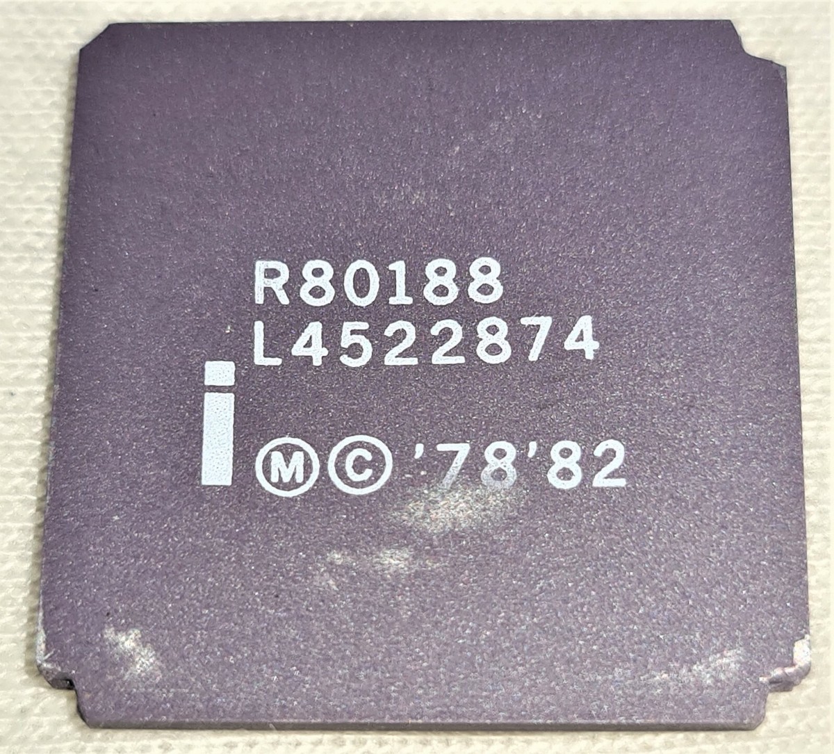 Vintage Intel 80188 8 bit CPU | eBay